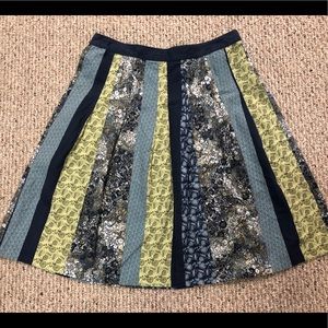 Anthropologie Tapemeasure Midi skirt